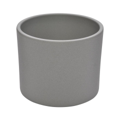 Osłonka ceramiczna 28 cm szara WALEC
