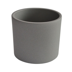 Osłonka ceramiczna 23 cm szara WALEC