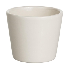 Osłona doniczki ceramiczna 12 cm kremowa PRYMULA/POINSECJA