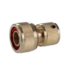 Szybkozłącze z funkcją stop mosiężne 19 mm (3/4")
