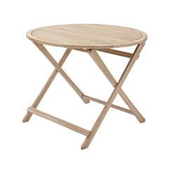 Stół ogrodowy SOLIS 90 cm drewniany NATERIAL