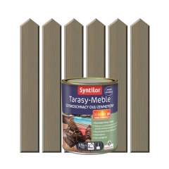 Olej zewnętrzny TARASY-MEBLE szybkoschnący 0.75 l Szary SYNTILOR