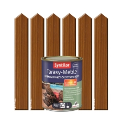Olej zewnętrzny TARASY-MEBLE szybkoschnący 0.75 l Tek SYNTILOR