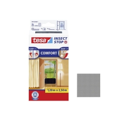 Moskitiera na drzwi COMFORT 120 x 250 cm Czarna TESA