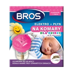 Elektryczny odstraszacz komarów bezpieczny dla dzieci BROS