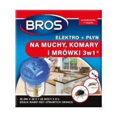 Elektryczny odstraszacz owadów 3w1 na komary, muchy, mrówki BROS