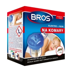 Odstraszacz komarów ELEKTRO + PŁYN BROS