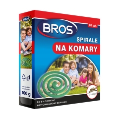 Spirala na komary 10 szt. BROS