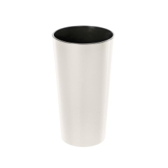 Doniczka plastikowa 19 cm kremowa LILIA