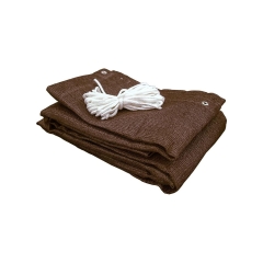 Mata osłonowa z tworzywa 5 m x 80 cm brązowa 200 g/m2 DECO LUSTAN