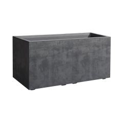 Skrzynka balkonowa 59 x 25 cm plastikowa antracytowa MILENIUM