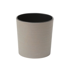 Doniczka plastikowa 25 cm szara MALWA