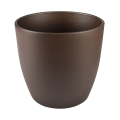 Doniczka ceramiczna 13.5 cm beżowa EMI