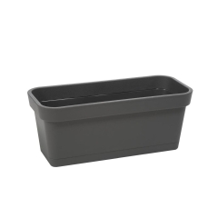 Skrzynka balkonowa 40 x 17 cm antracytowa LOBELIA