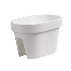 Doniczka Skrzynka na balustradę 40cm biała LOFLY