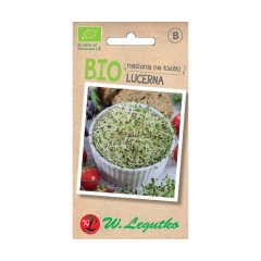 Lucerna BIO nasiona na kiełki ekologiczne 5 g W. LEGUTKO