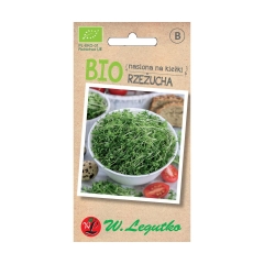 Rzeżucha BIO nasiona na kiełki ekologiczne 15 g W. LEGUTKO