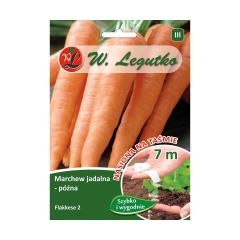 Marchew FLAKKESE 2 - FLACORO nasiona na taśmie 7 m W. LEGUTKO