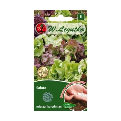Sałata MIESZANKA ODMIAN nasiona otoczkowane 250 szt. W. LEGUTKO