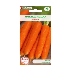 Marchew NANTES 3 (NANTEJSKA) nasiona tradycyjne 5 g W. LEGUTKO