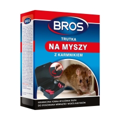 Trutka na myszy z karmnikiem 60 g BROS