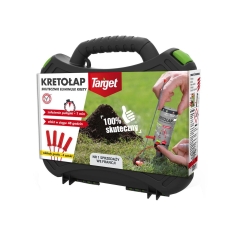 [zabronione_Pułapka na krety + 4 wkłady w walizce TARGET KRETOŁAP