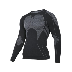 Koszulka termoaktywna 2XL/3XL czarno-szara LAHTI PRO L4120105 długi rękaw