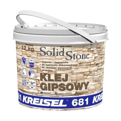 Klej gipsowy do kamienia dekoracyjnego SOLID STONE 12 kg KREISEL