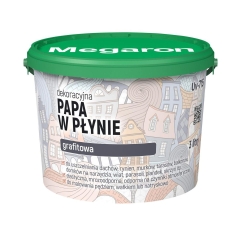 Dekoracyjna papa w płynie UV 715 Grafitowa 3l. MEGARON