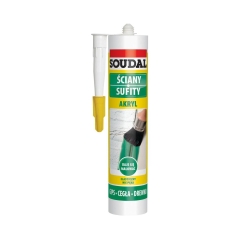 Akryl ŚCIANY SUFITY 280 ml Biały SOUDAL