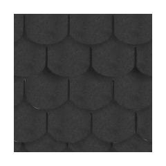 Gont bitumiczny KARPIÓWKA Grafitowy 3 m2 IZOLMAT