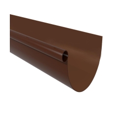 Rynna dachowa ryflowana G80 Brązowa 3 m SCALA PLASTICS