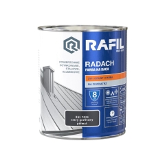 Farba na dach RADACH 0.75 l RAL-7024 Szary grafitowy RAFIL