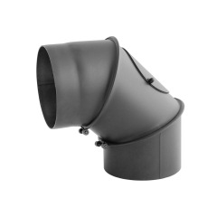 Kolano regulowane 130 mm 0-90 ST Z REWIZJĄ KAISER PIPES