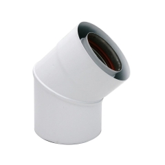 Kolanko spustowe NIERDZEWNE 45° 80/125 mm SPIROFLEX