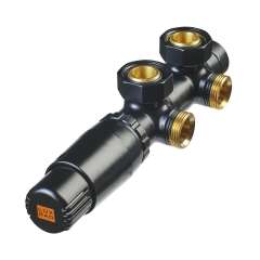 Zestaw termostatyczny DUO PLEX Czarny Mat LUXRAD