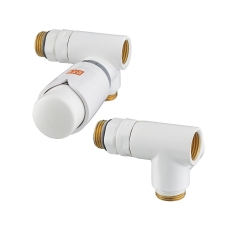 Zestaw termostatyczny PRAWY Z TRÓJNIKIEM 1/2" x M22 LUXRAD