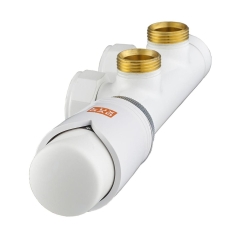 Zestaw termostatyczny DUO PRAWY 3/4" x M22 x 1.5 BIAŁY LUXRAD