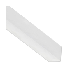 Kątownik stalowy 2 m x 23.5 x 23.5 mm biały STANDERS