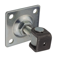 Zawias regulowany 16 mm / 80 x 80 mm ocynkowany przykręcany na płytce