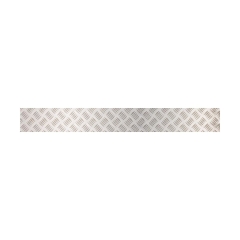 Blacha tłoczona 120 x 1000 x 2 mm aluminiowa połysk GAH ALBERTS