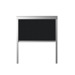Roleta zaciemniająca DUR M6A 4249 Czarna 78 x 118 cm CONTRIO