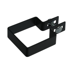 Obejma końcowa 70 x 70 mm czarna POLBRAM
