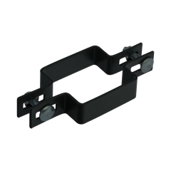 Obejma przelotowa 70 x 70 mm czarna POLBRAM