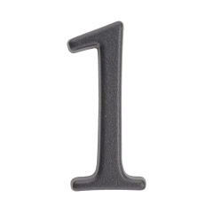 Cyfra 1 wys. 5 cm metalowa grafitowa