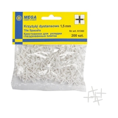 Krzyżyki 1,5 MM 200 SZT MEGA
