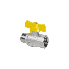 Zawór kulowy gazowy GW1/2" x GZ1/2" Z MOTYLKIEM VALVEX