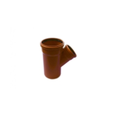 Trójnik kanalizacji zewnętrznej 160 x 110 mm/45° POLIPLAST