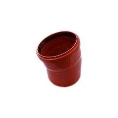 Kolano kanalizacji zewnętrznej 160 mm/15° POLIPLAST