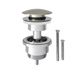 Korek spustowy ADJUSTABLE CLICK-CLACK regulowany nikiel EQUATION